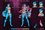  2015 anthro benji big_penis black_nose blue_fur canine cum_snakes cyan_eyes cyan_hair dog eliana-asato emotions erection front_view fur hair husky invalid_tag male mammal model_sheet multicolored_eyes multicolored_fur nude paws penis reptile scalie short_hair snake solo standing 