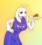  female food pie shirakaba toriel undertale video_games 
