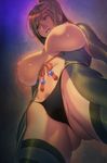  1girl breasts brown_hair homare_(fool&#039;s_art) large_breasts solo 