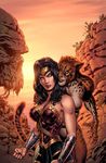  anthro cheetah cheetah_(jl) feline female justice_league mammal official_art wonder_woman 