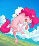  female friendship_is_magic loukaina my_little_pony outside pinkie_pie_(mlp) solo tagme 