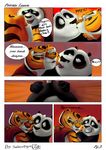  bear comic dialogue feline female grope kissing kung_fu_panda male mammal master_tigress panda po sabrotiger tiger 