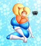  2014 anthro bandicoot big_breasts breasts chaossabre cleavage clothed clothing coco_bandicoot crash_bandicoot_(series) female huge_breasts mammal marsupial solo video_games 