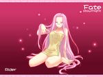  apron barefoot fate/stay_night fate_(series) feet glasses long_hair naked_apron pink_hair rider solo task_owner toes very_long_hair wallpaper 