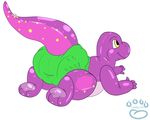  anthro balloon claws cute diaper dinosaur hi_res inflatable mylar pool_toy scalie shiny zoran 