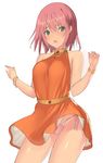  :o blue_eyes blush cowboy_shot dress final_fantasy final_fantasy_v kureha_(ironika) lenna_charlotte_tycoon looking_at_viewer panties pantyshot pantyshot_(standing) pink_hair pink_panties short_dress short_hair side-tie_panties sleeveless sleeveless_dress solo standing underwear upskirt 