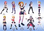  animal_ears arms_up ayase_eli belt black_hair blonde_hair blue_eyes blush bow brown_eyes brown_hair card cat_ears cosplay embarrassed fake_animal_ears gedoumaru green_eyes hair_bow hoshizora_rin jewelry kamen_rider kamen_rider_555 kamen_rider_dcd kamen_rider_decade kamen_rider_faiz kamen_rider_fourze kamen_rider_fourze_(series) kamen_rider_gaim kamen_rider_gaim_(series) kamen_rider_hibiki kamen_rider_hibiki_(series) kamen_rider_joker kamen_rider_kabuto kamen_rider_kabuto_(series) kamen_rider_kuuga kamen_rider_kuuga_(series) kamen_rider_ooo kamen_rider_w kamen_rider_wizard kamen_rider_wizard_(series) koizumi_hanayo kousaka_honoka love_live! love_live!_school_idol_project low_twintails minami_kotori multiple_girls nishikino_maki one_side_up open_mouth orange_hair ponytail pose purple_eyes purple_hair red_eyes red_hair ring short_hair smile sonoda_umi thighhighs toujou_nozomi twintails yazawa_nico yellow_eyes zettai_ryouiki 