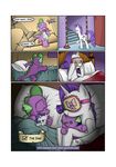  2014 aslep bed blindfold burning-heart-brony comic dialogue dragon english_text equine female friendship_is_magic horn male mammal my_little_pony rarity_(mlp) sleeping spike_(mlp) text unicorn 