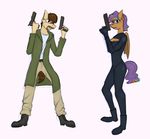  amber anthro equine fan_character gun horse mammal marsminer my_little_pony pony ranged_weapon warden weapon 