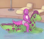  anthro balloon claws cum cute diaper dinosaur elephant feline gooey inflatable invalid_tag lion mammal monkey mylar nessie pool_toy primate raft scalie shiny soggy squishy star sticky translucent wet zombineko zoran 