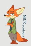  1184268486_(artist) 2016 anthro canine clothed clothing disney fox male mammal nick_wilde zootopia 