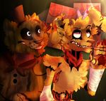  five_nights_at_freddy&#039;s five_nights_at_freddy&#039;s_3 glowing glowing_eyes pauriwolf17 phantom_freddy_(fnaf) springtrap_(fnaf) video_games 