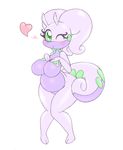  &lt;3 anthro big_breasts big_butt bit-small breasts butt cute female goo goodra looking_at_viwer nintendo nude one_eye_closed overweight pok&eacute;mon simple_background slime solo video_games wide_hips wink 