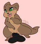  aaliyah_(oc) dildo female feral mammal mustelid otter sex_toy solo tomathii-kun 
