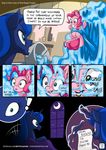  2016 comic dialogue duo earth_pony english_text equine female feral friendship_is_magic horn horse mammal monster my_little_pony mysticalpha pinkie_pie_(mlp) pony princess_luna_(mlp) text winged_unicorn wings 