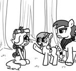  backpack bandanna cub earth_pony emerald_jewel(colt_quest) equine fan_character female ficficponyfic giles_pecan(colt_quest) horse male mammal my_little_pony pony praline(colt_quest) tree young 
