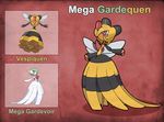  ambiguous_gender arthropod bee fusion hair humanoid insect mega_evolution mega_gardevoir nintendo pok&eacute;mon pokefusionman red_eyes simple_background vespiquen video_games wings 