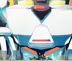  4boys black_hair brown_hair crossed_arms hunk_(voltron) hyakujuu-ou_golion indian_style keith_(voltron) kuro-jishi_(golion) lance_(voltron) lying mecha multiple_boys on_back on_stomach pidge_gunderson pointing pointing_up reverse_trap sitting size_difference t_k_g takashi_shirogane voltron:_legendary_defender 