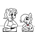  apron clothing cub earth_pony emerald_jewel(colt_quest) equine fan_character female ficficponyfic horse jewelry knife male mammal my_little_pony necklace pony young 