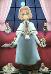  alice_margatroid bad_id bad_pixiv_id blonde_hair blue_eyes capelet doll ginji74 hairband highres long_hair shanghai_doll short_hair solo touhou white_capelet 