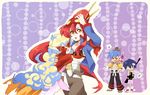  2girls boota cosplay costume_switch crossdressing goggles kamina kamina_shades kinmokusei_(wc) multiple_boys multiple_girls nia_teppelin simon tengen_toppa_gurren_lagann tongue yoko_littner 