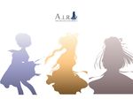  air kamio_misuzu kirishima_kano silhouette tohno_minagi white 