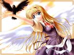  air angel bird kamio_misuzu key r sora visualart wings 
