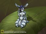  arthropod breasts female hybrid insect lagomorph leaf mammal rabbit red_eyes sarichow sarisweet solo 