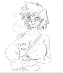  1girl boku_no_hero_academia breast_feeding breasts katsuki&#039;s_mom milf monochrome tagme white_background 