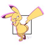  2015 ambiguous_gender animated butt nintendo nude pikachu pikapetey pok&eacute;mon solo tailwag video_games 