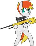  equine fan_character fan_character(mlp) gun horse mammal pony ranged_weapon rifle standing weapon 