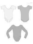  chart diagram leotard michito_sorataka monochrome 