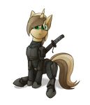  armor coffee_bean equine fan_character horse mammal marsminer melee_weapon my_little_pony pony solo sword weapon 