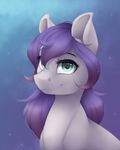  2016 earth_pony equine female feral hair horse long_hair mammal my_little_pony pony purple_hair silentwulv smile solo 