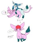  44shio all_fours doggystyle eeveelution espeon female from_behind_position glaceon hybrid male male/female nintendo penetration pok&eacute;mon pregnant sex vaginal vaginal_penetration video_games 