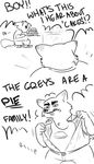  anthro cake canine clothed clothing dialogue disney food fox gideon_grey male mammal nobody_(artist) simple_background text zootopia 