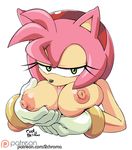  amy_rose breasts coolblue female hedgehog mammal sonic_(series) 