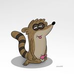  balls cartoon_network cum johnofe mammal penis raccoon regular_show rigby_(regular_show) 