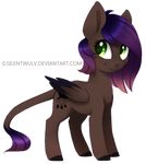  cutie_mark equine evening_howler eyelashes fan_character feathered_wings feathers female feral fur green_eyes grey_fur hair hooves horse mammal my_little_pony pegasus pony purple_hair silentwulv simple_background smile solo wings 