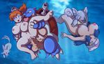  big_beasts humn mammal nintendo pok&eacute;mon sex simple_background underwater video_games water water_pokemon 