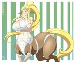  centaur centorea_shianus huge_breasts lingerie monster_girl monster_musume_no_iru_nichijou 