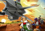  2012 falco_lombardi fox_mccloud great_fox male moltsi nintendo peppy_hare slippy_toad star_fox video_games 