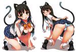  catgirl original photoshop scan tomose_shunsaku white 