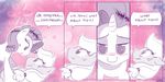  2016 applejack_(mlp) blush comic dialogue dilarus earth_pony english_text equine female friendship_is_magic horn horse mammal monochrome my_little_pony pony rarity_(mlp) text unicorn 