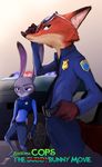  2016 anthro canine disney female fox judy_hopps lagomorph male mammal nick_wilde rabbit thewyvernsweaver zootopia 