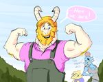  alphys asgore_dreemurr atlantart boss_monster dialogue english_text female heterochromia male muscular muscular_female muscular_male text undertale undyne video_games 