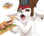  ? barrierfield fur hat heterochromia kled league_of_legends mammal open_mouth reptile saliva sandwich_(disambiguation) scales scalie simple_background skaarl surprise teeth tongue tongue_out video_games white_background white_fur yordle 