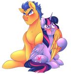  2016 alpha_channel angry blue_eyes blue_hair cutie_mark dragonfoxgirl_(artist) duo equine feathered_wings feathers female feral flash_sentry_(mlp) friendship_is_magic fur hair horn male mammal multicolored_hair my_little_pony orange_fur pegasus purple_eyes purple_feathers purple_fur purple_hair simple_background transparent_background twilight_sparkle_(mlp) winged_unicorn wings 