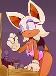  anthro bat butt clothing female jailbait_knight makeup mammal mirror plushie rouge_the_bat shadow_the_hedgehog sonic_(series) wings 