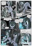  blue_eyes cave cloudy_quartz_(mlp) comic crystal daughter dialogue equine female feral friendship_is_magic hair hi_res horse mammal marble_pie_(mlp) monochrome mother mother_and_daughter my_little_pony parent pencils_(artist) pony purple_eyes 